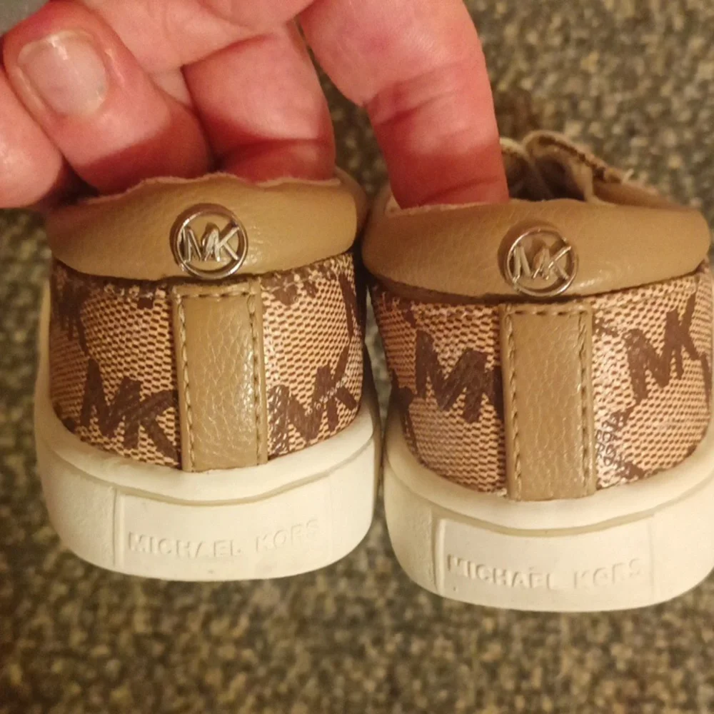 Michael Kors Kids' Brown and Tan Sneakers